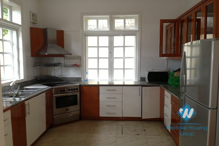 Charming villa 2-C5 Ciputra in Westlake area, Tay Ho, Hanoi for rent with 5 bedrooms